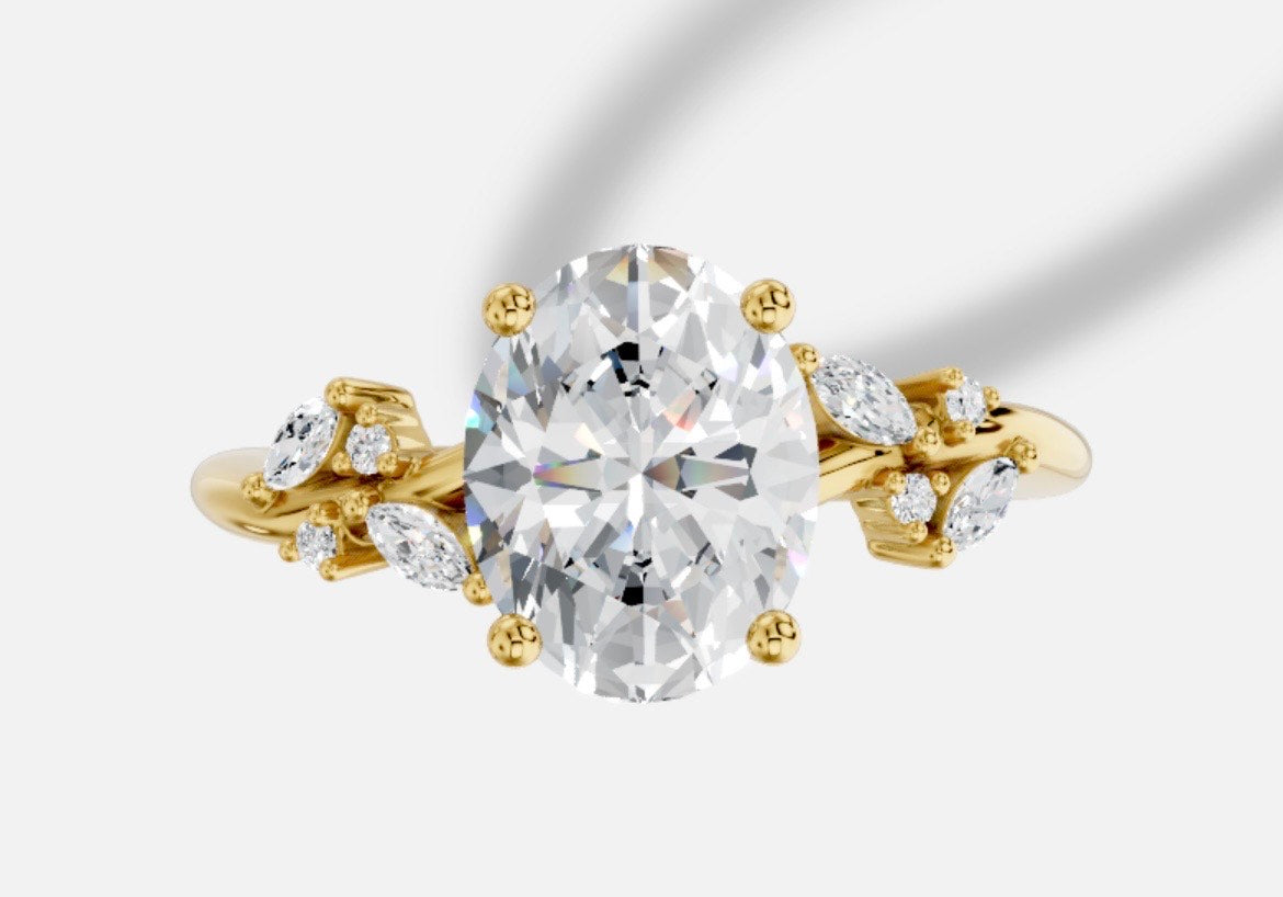 Seth's Custom Nature-Inspired Engagement Ring - 1/2 Payment